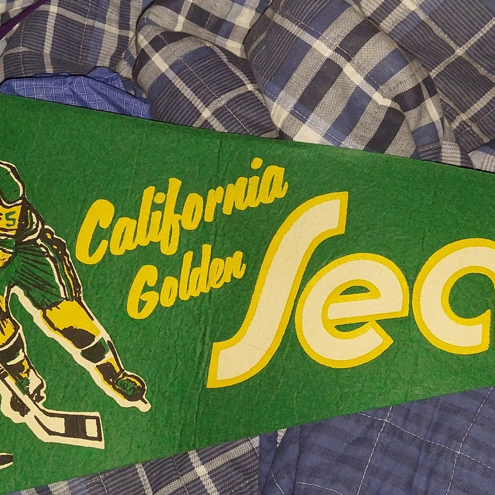 Vintage NHL California Golden Seals Pennant